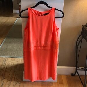 Banana Republic Sleeveless Sheath Dress Orange Size 4
